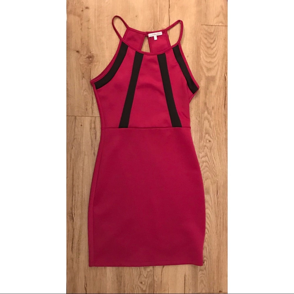 Fucsia mini dress